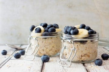 overnight oates - eiwitrijke ontbijtjes