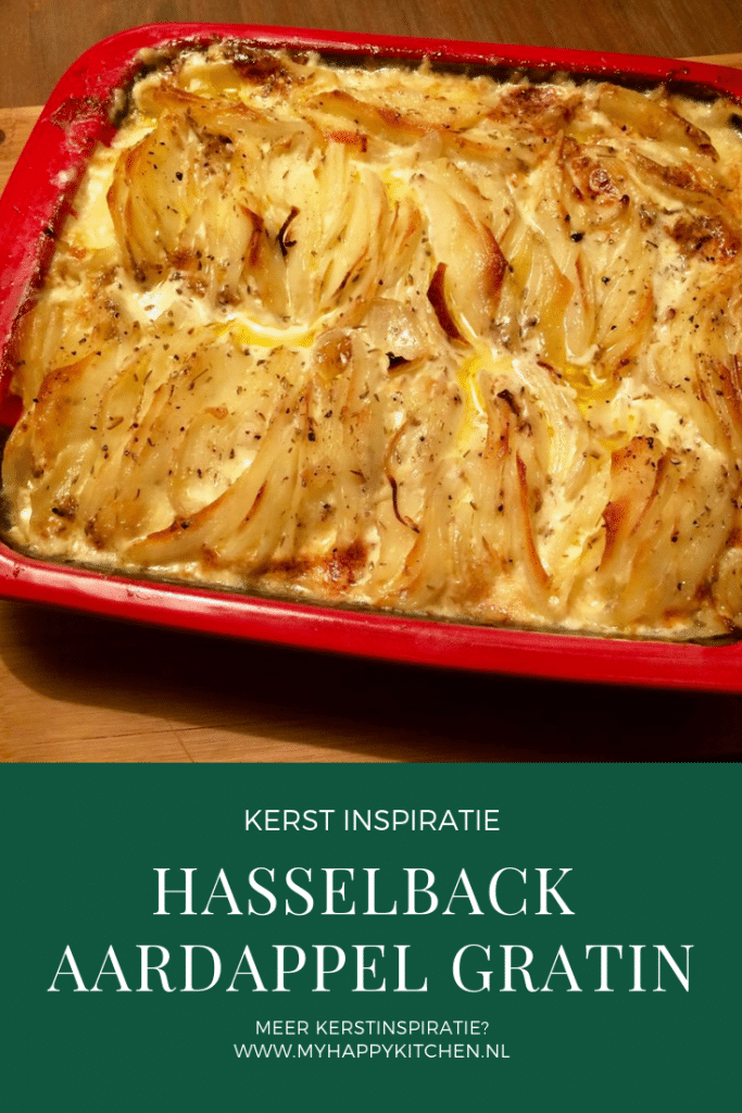 Hasselback aardappel gratin