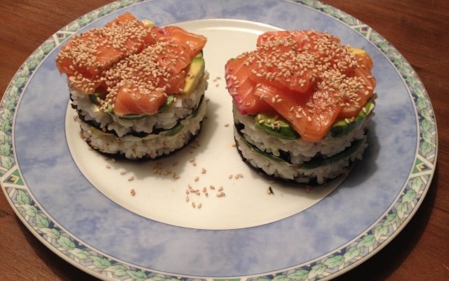 sushi taartjes