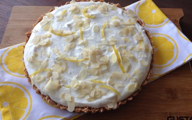 limoncello-ricotta taart