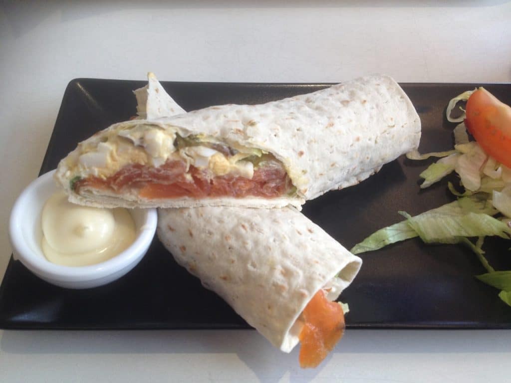 Zalm-ei wrap