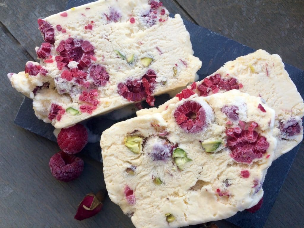 lekkerste ijsrecepten - rozenparfait