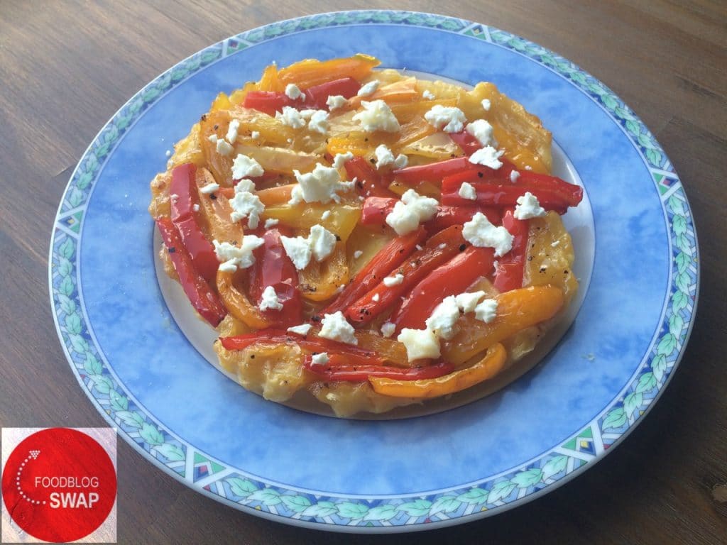 Paprika tarte tatin