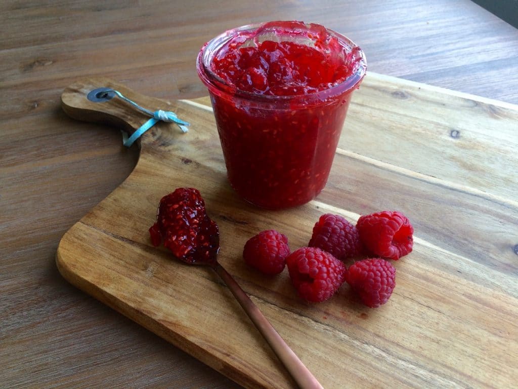 zelf frambozenjam maken