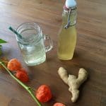 Homemade ginger ale