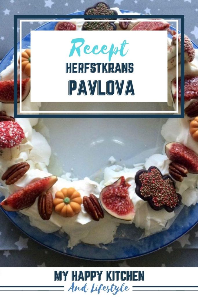 Pinterest pin pavlova herfstkrans