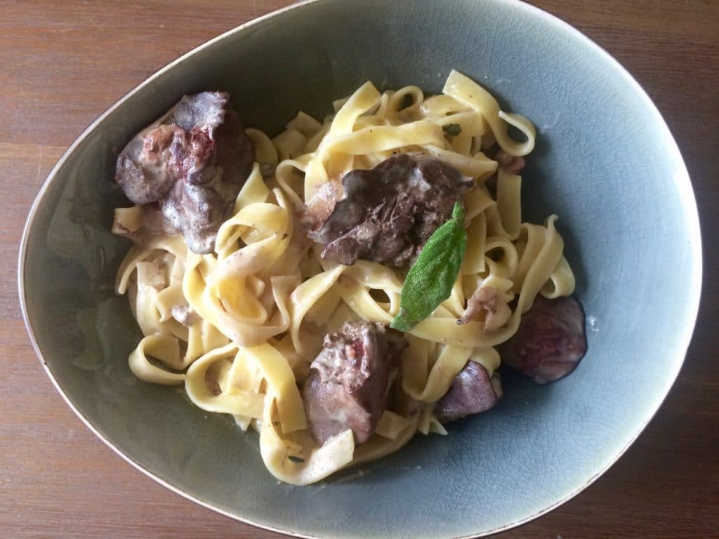 Tagliatelle al fegato