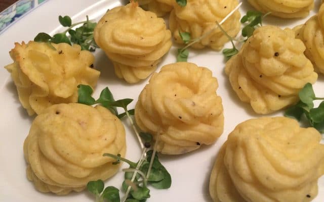 Pommes duchesse met truffel