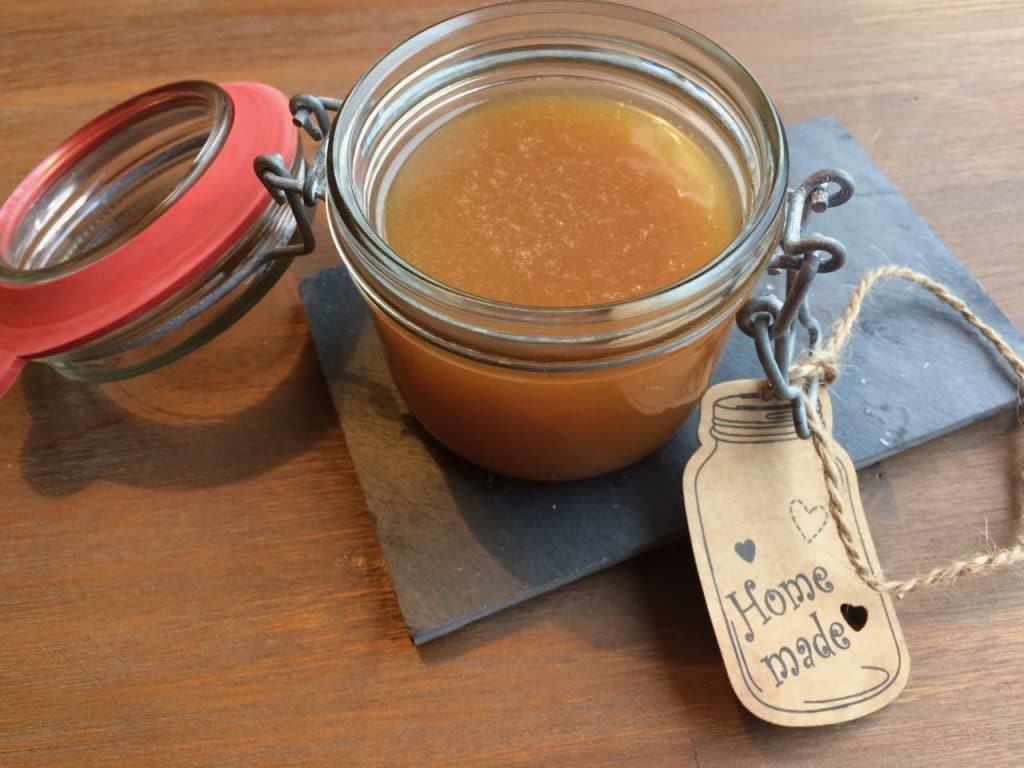 zelfgemaakte kerstcadeaus: salted caramel