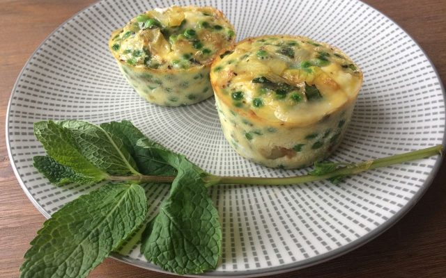 Frittata met geitenkaas