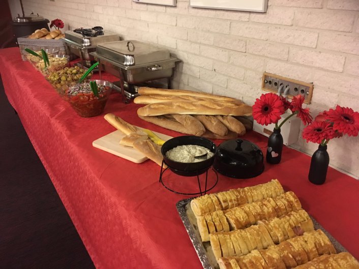 Amerikaans buffet, bruiloft
