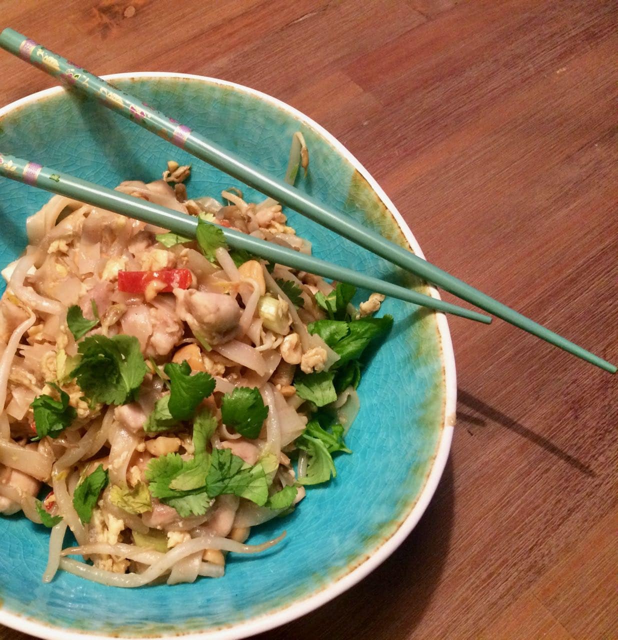 pad thai met kip