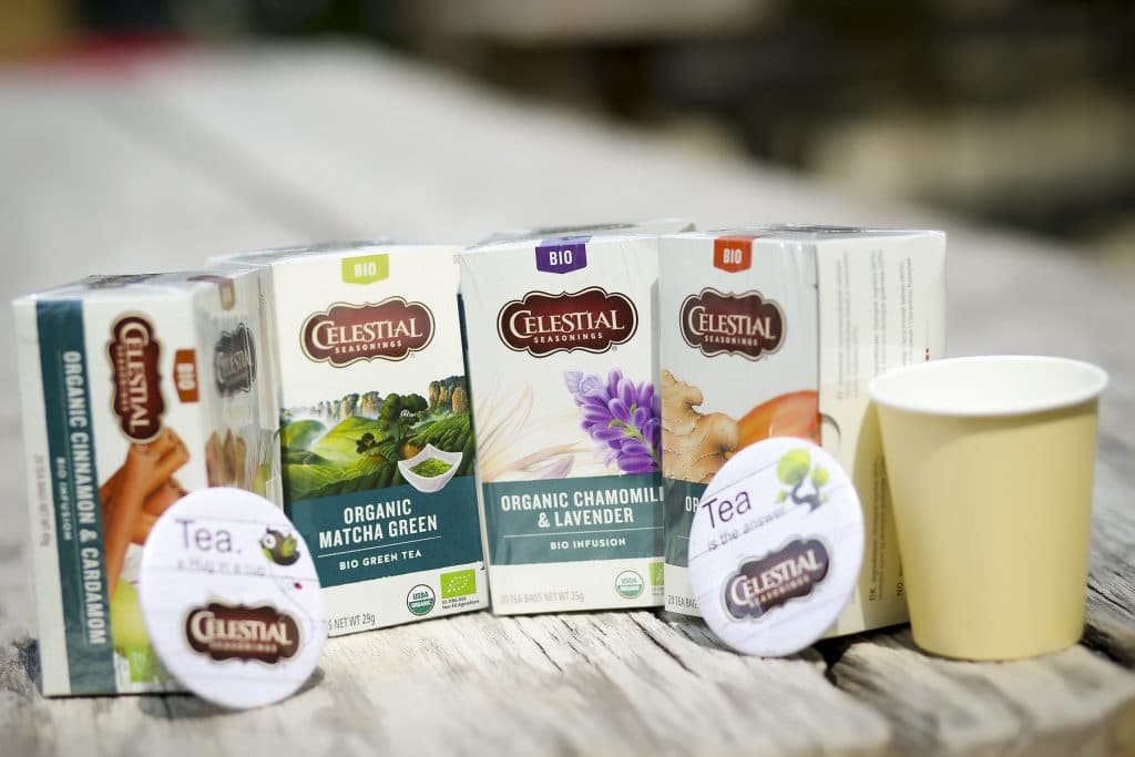 wildplukken met celestial seasonings