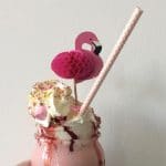 tropische aardbeienmilkshake