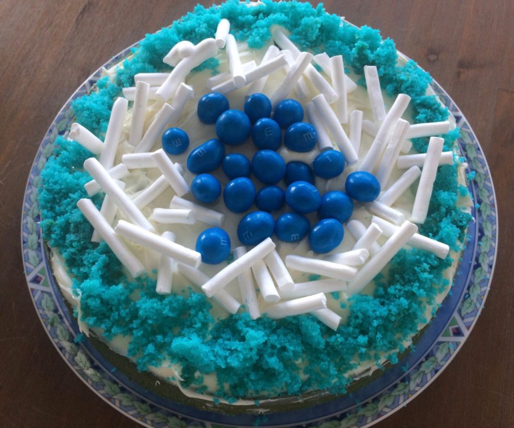 Blue velvet cake
