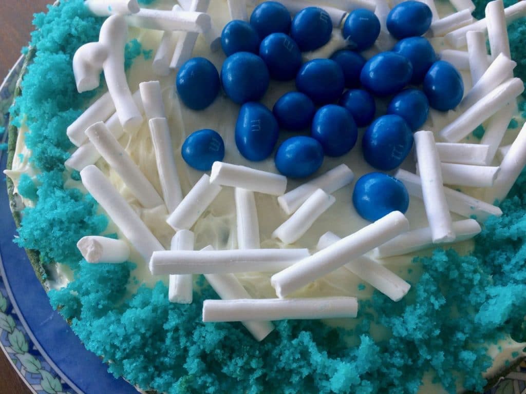 Blue velvet cake