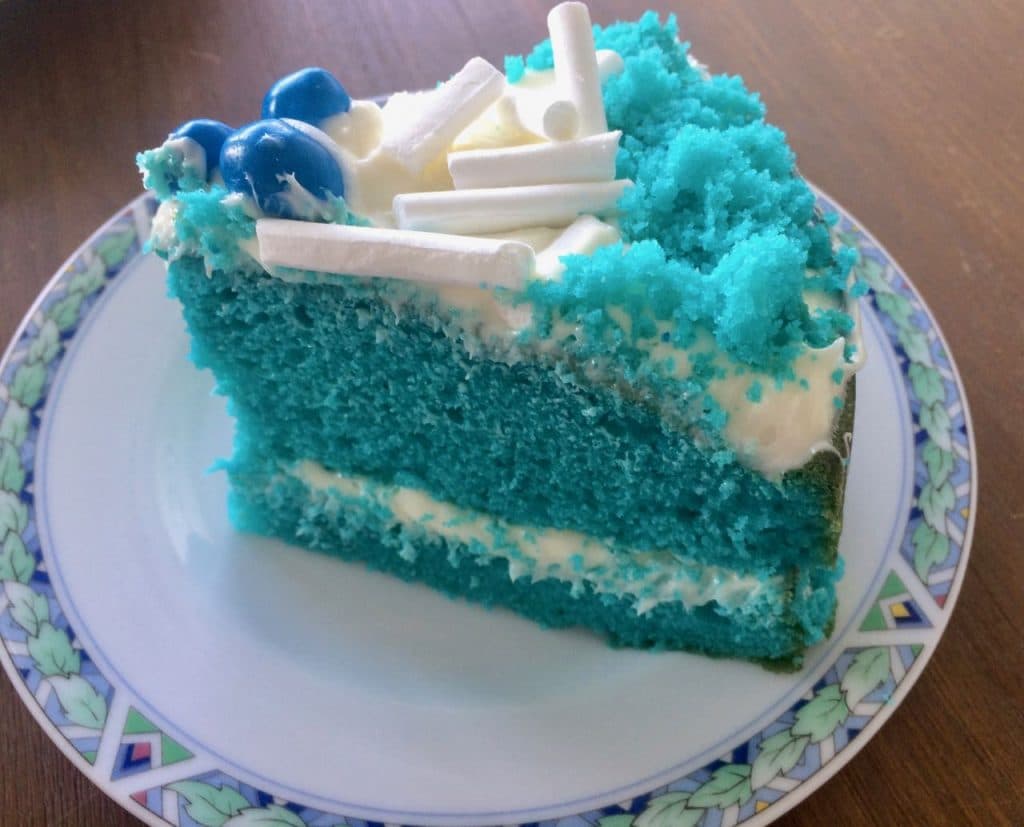 Blue velvet cake