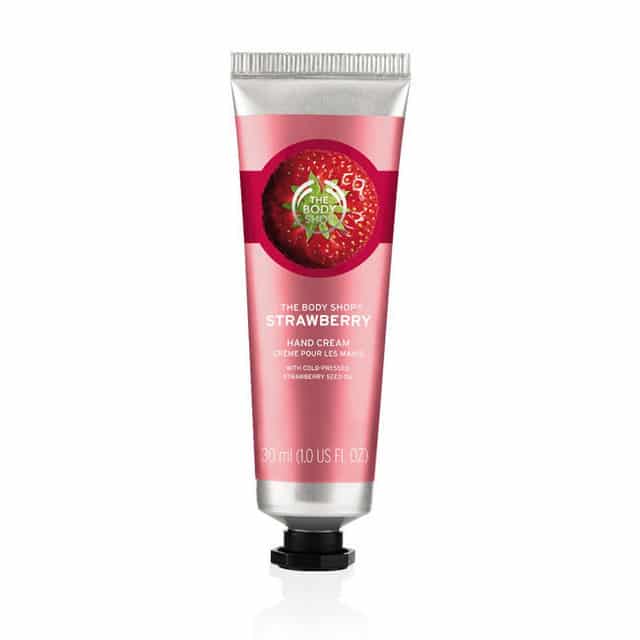 alles met en over aardbeien: handcreme