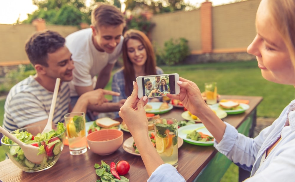 Vakantiegevoel vasthouden - buiten eten