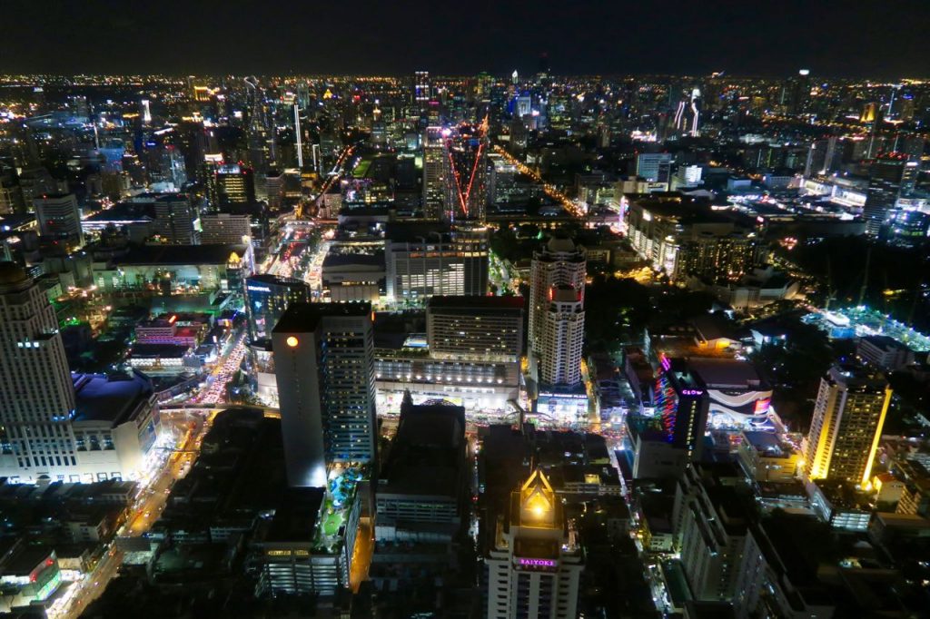 vakantie in thailand - uitzicht skytower