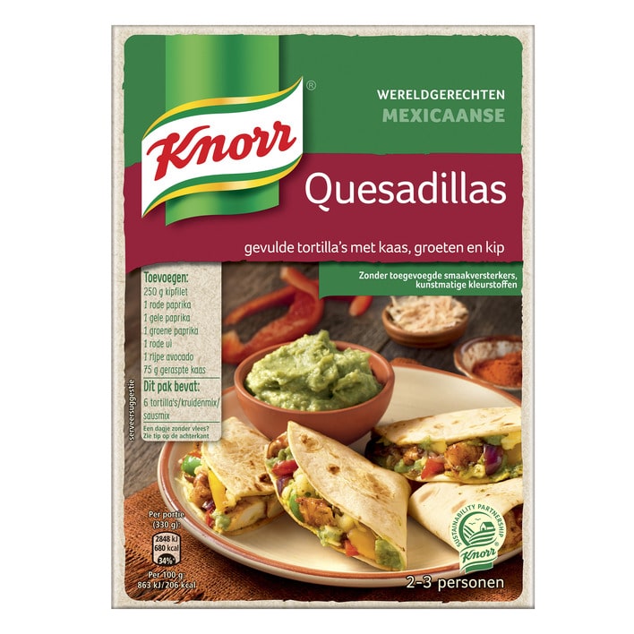 Knorr quesadillas
