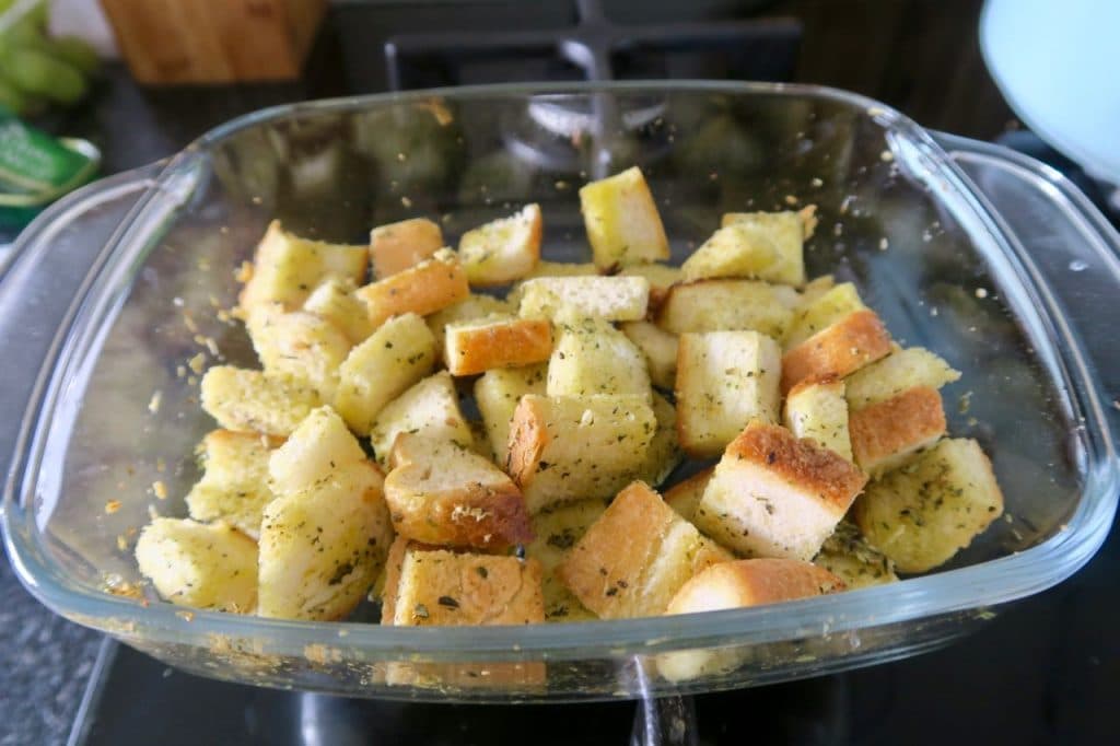 zelf croutons bakken