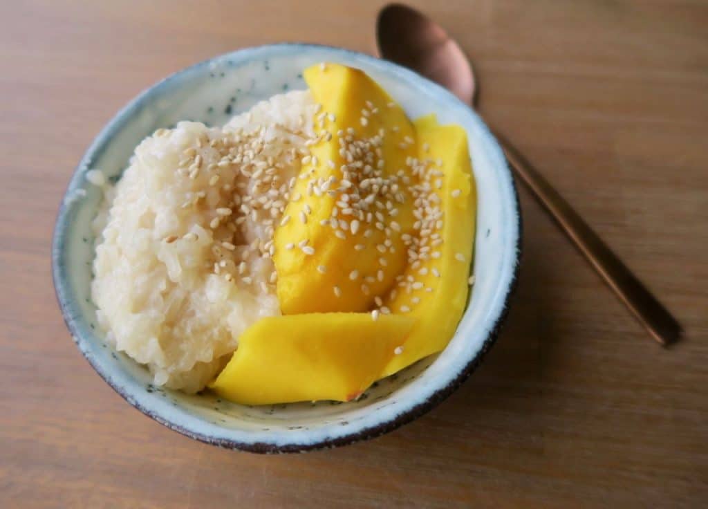 Sticky rice mango - thaise recepten