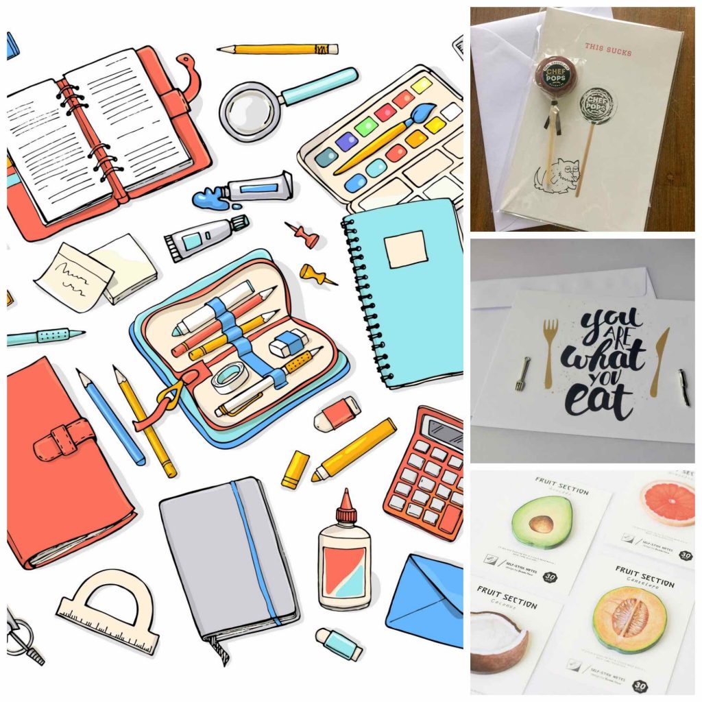 Foodstationary collage