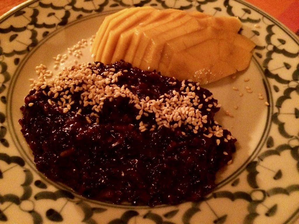sticky rice mango