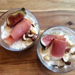 hartige cheesecake met vijgen en ham