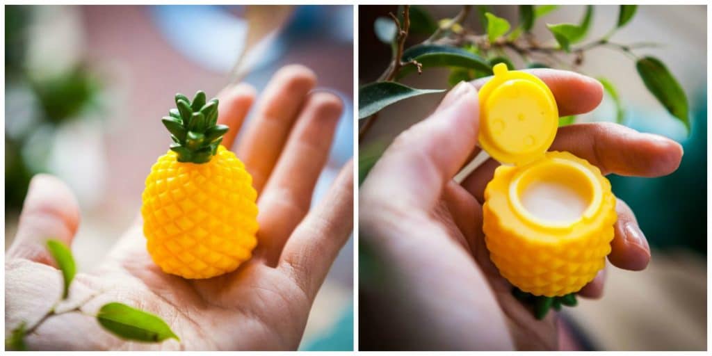 cadeautips voor foodies: lipbalm ananas