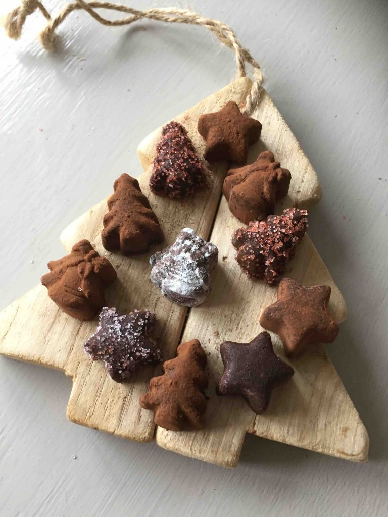 zelf kerstchocolaatjes maken - kerst high tea