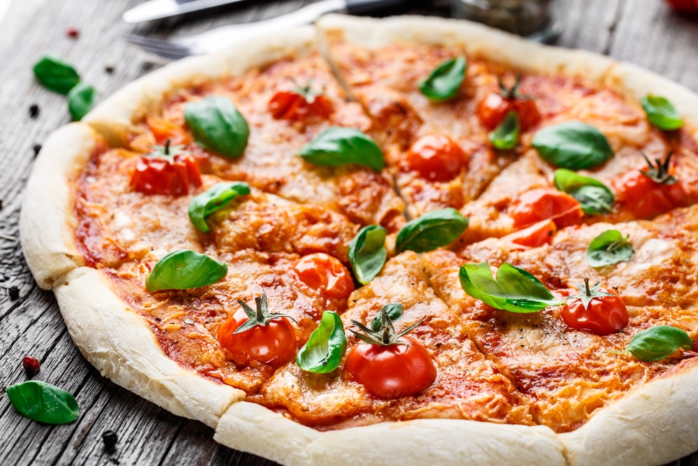 Geschiedenis van beroemde gerechten pizza margherita