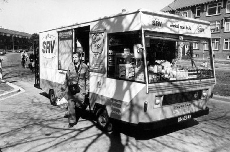 Geschiedenis van de dagelijkse boodschappen: srv wagen