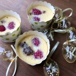 mini cheesecake met frambozen