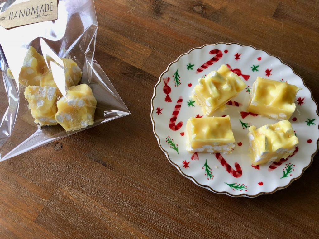 lemon meringue fudge