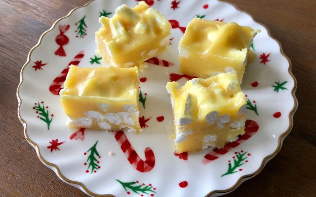 lemon meringue fudge