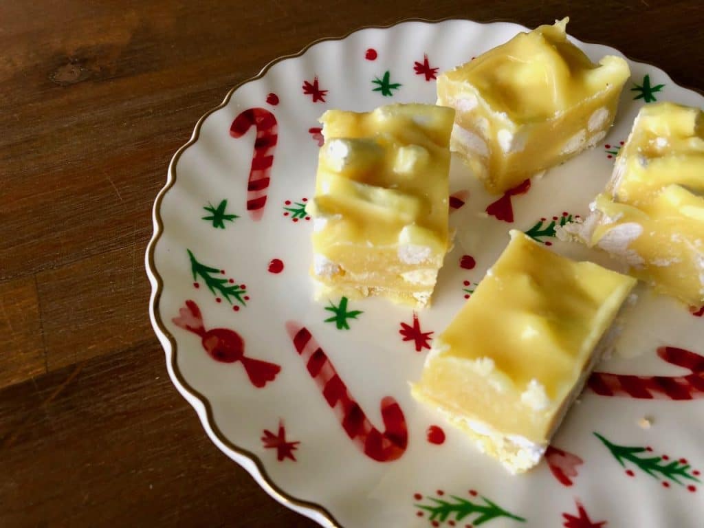 lemon meringue fudge