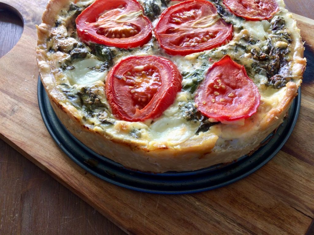 Caprese Quiche