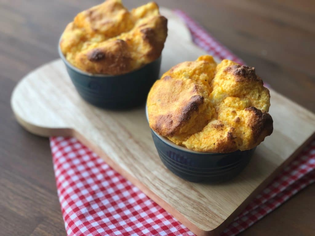 Kaassoufflé met wortel