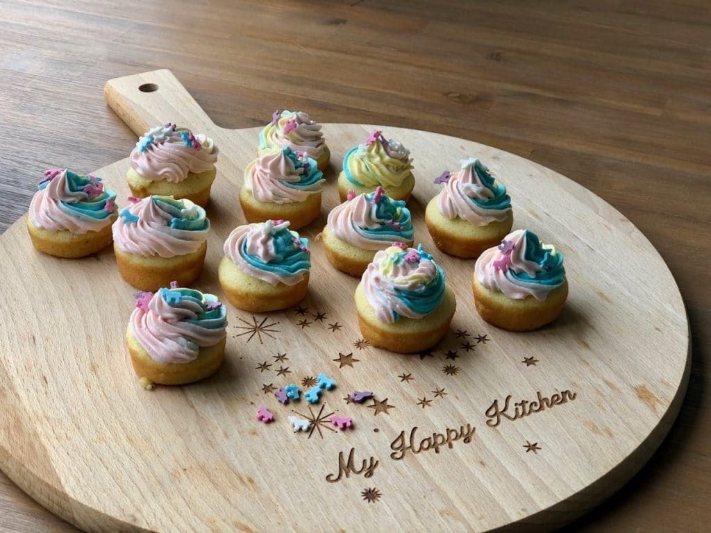 unicorn mini cupcakes