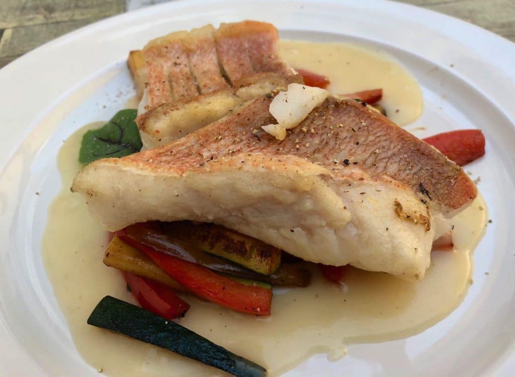restaurant la Salle - roodbaars