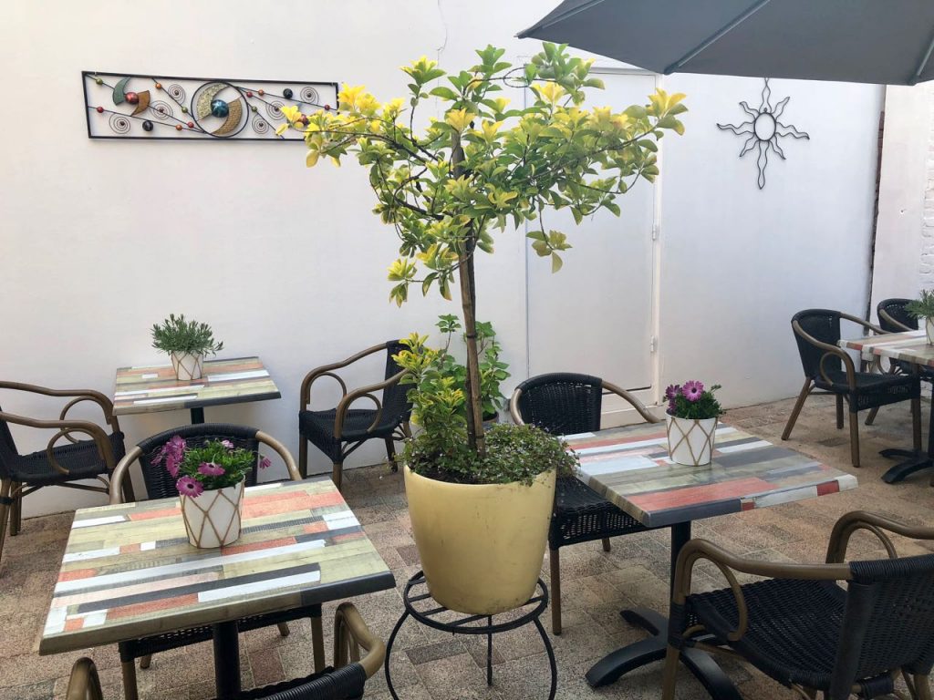 restaurant la Salle - binnentuin