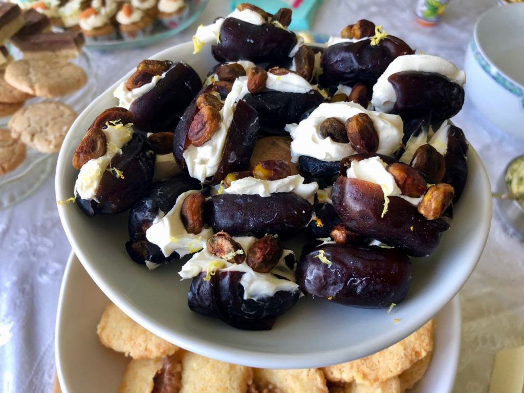 high tea organiseren - dadels