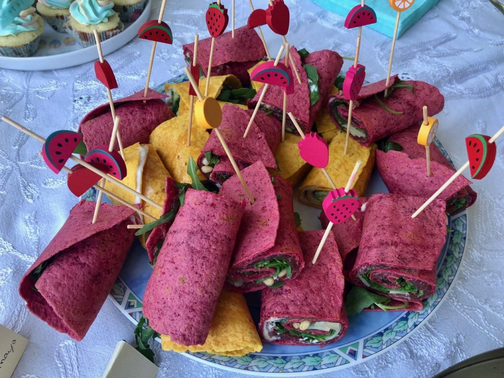 high tea organiseren - wraps
