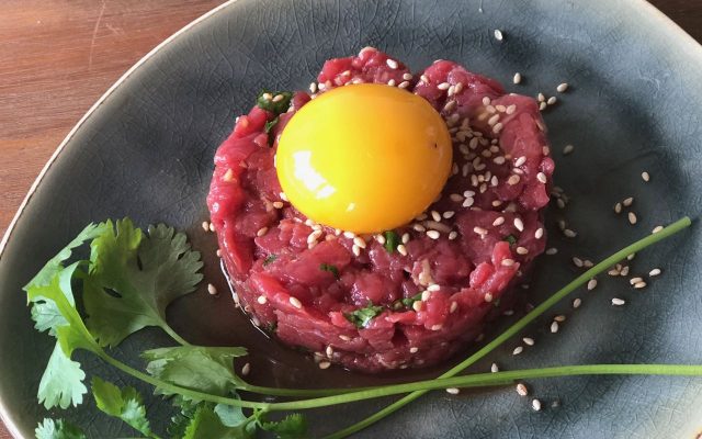 Aziatische steak tartare