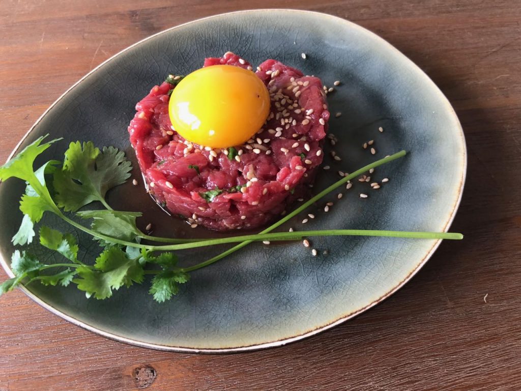 Aziatische steak tartare