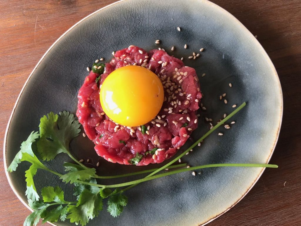 Aziatische steak tartare