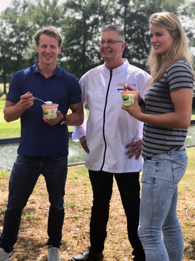 Campina magere kwark met Epke en Dafne