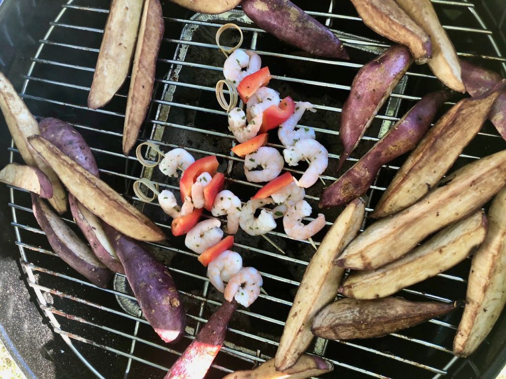 vis bereiden op de bbq